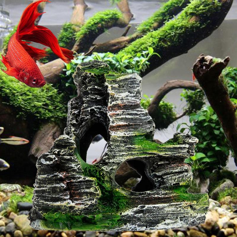 Aquarium Sandstone Decoration  - مراجعة Aquarium Fish Poster وسعره