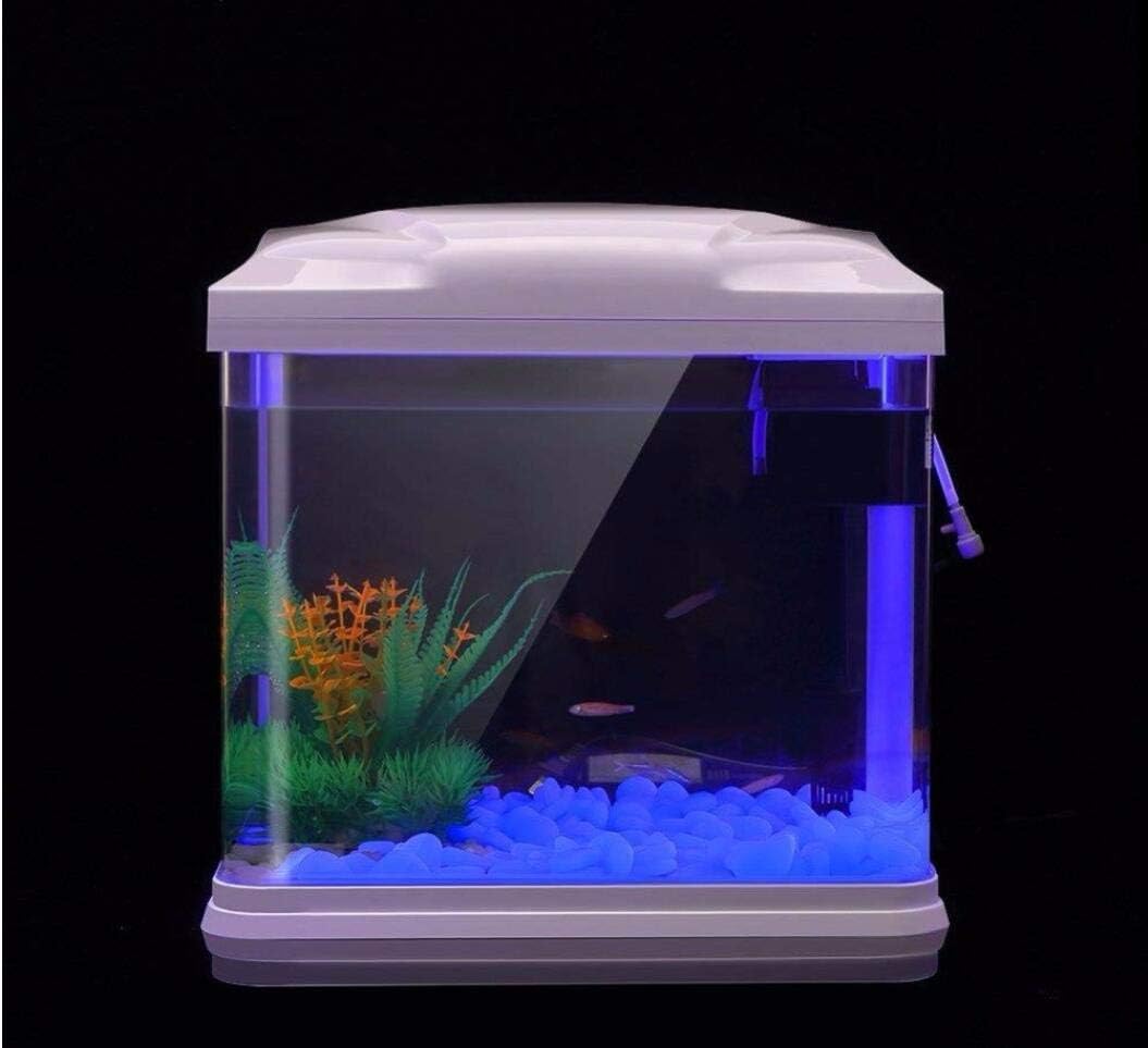 Fish Tank Rocks Glow Blue Pebb - مراجعة Aquarium Fish Gallery وسعره