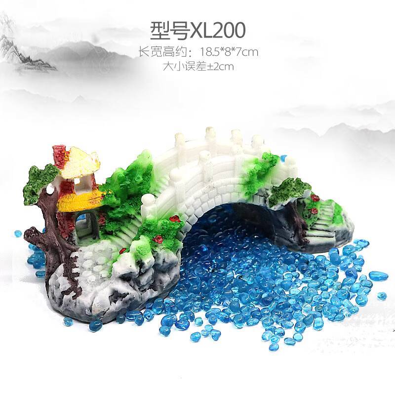 Fish Tank Aquarium Landscaping - مراجعة Aquarium Fish Bridge وسعره