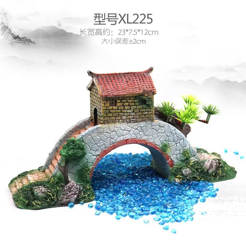 Fish Tank Aquarium Landscaping - مراجعة Aquarium Fish Bridge وسعره