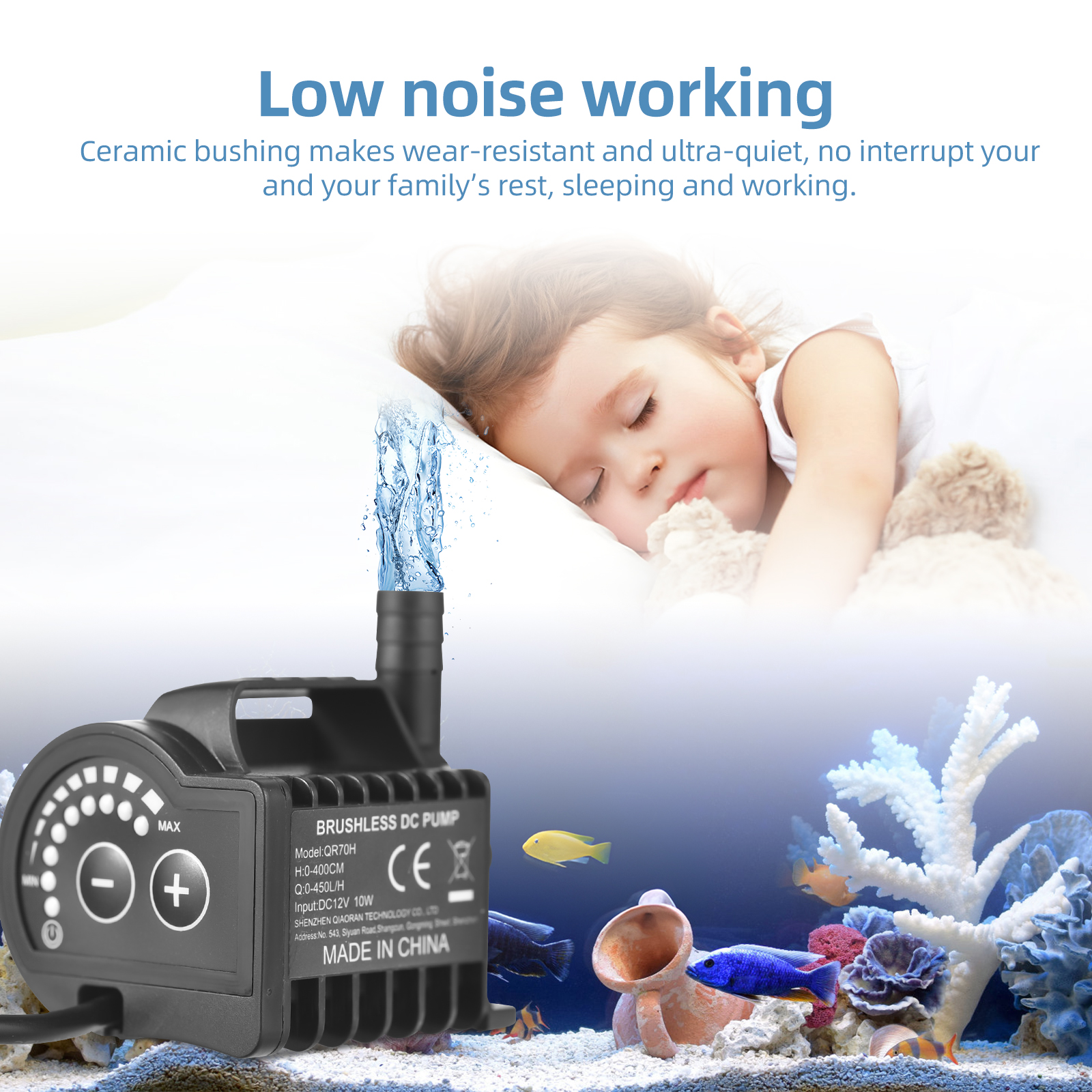 Submersible 12V Water Pump 8 L - مراجعة Aquarium Fish Real وسعره