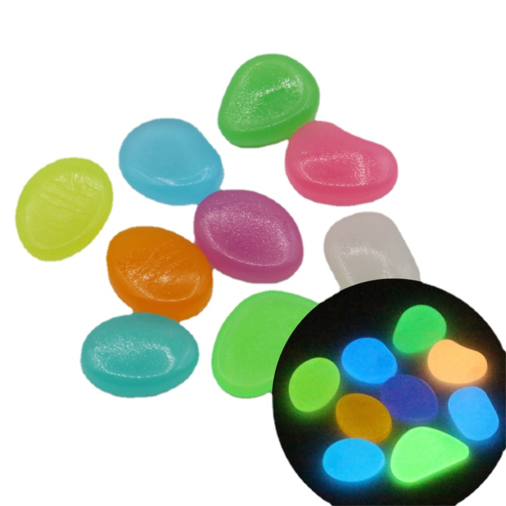 50pcs Luminous Stone Fluoresce - مراجعة Aquarium Fish Gallery وسعره