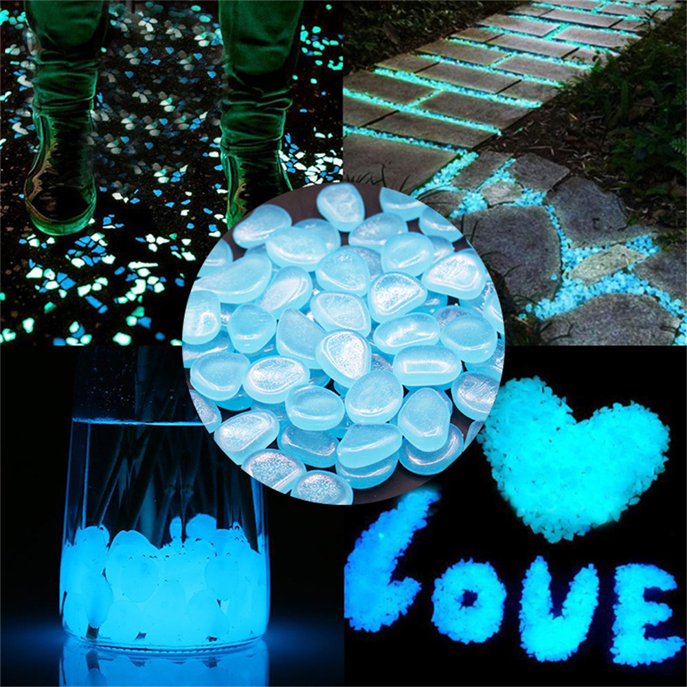 50pcs Luminous Stone Fluoresce - مراجعة Aquarium Fish Gallery وسعره