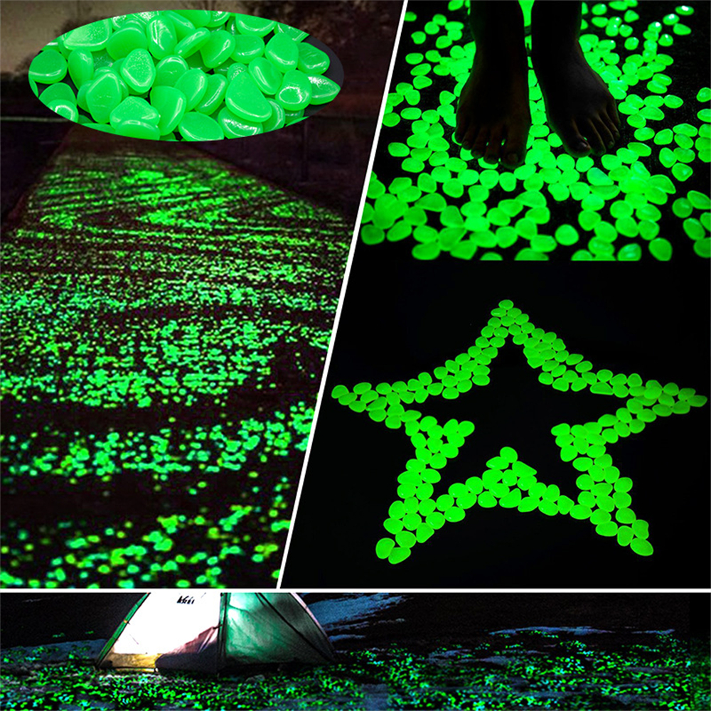 50pcs Luminous Stone Fluoresce - مراجعة Aquarium Fish Gallery وسعره