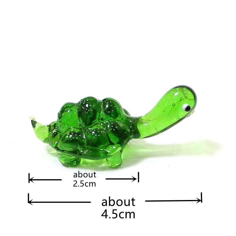 Mini Sea Turtle Figurines Glas - مراجعة Aquarium Fish Japan وسعره
