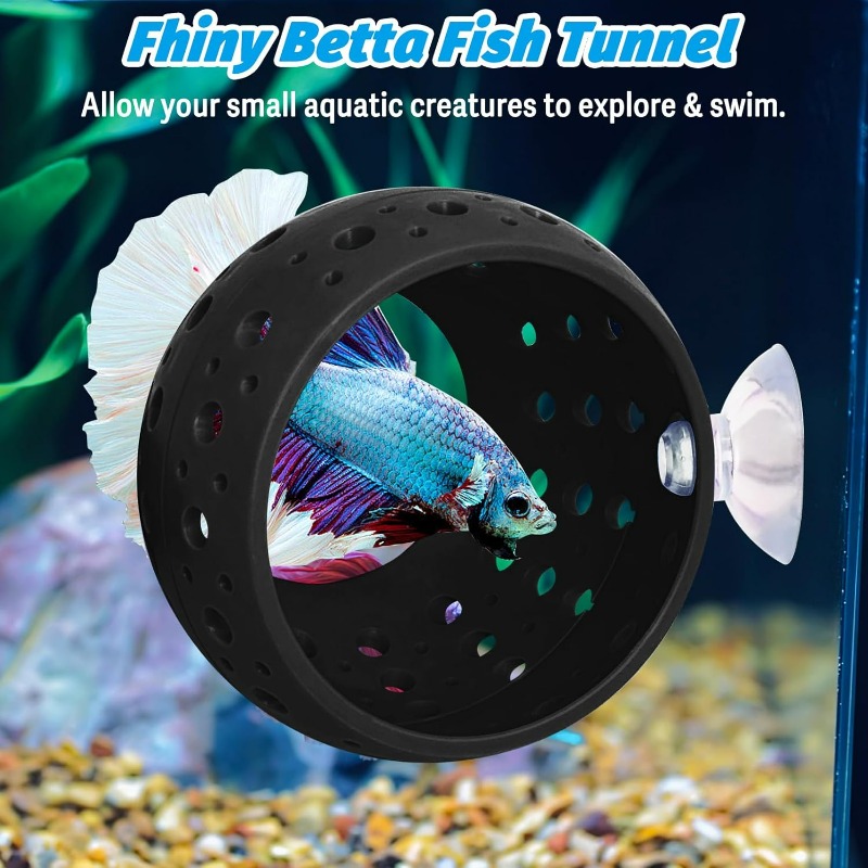 Betta Bulb Hide Tunnel Aquariu - مراجعة Aquarium Fish Hiding Places وسعره