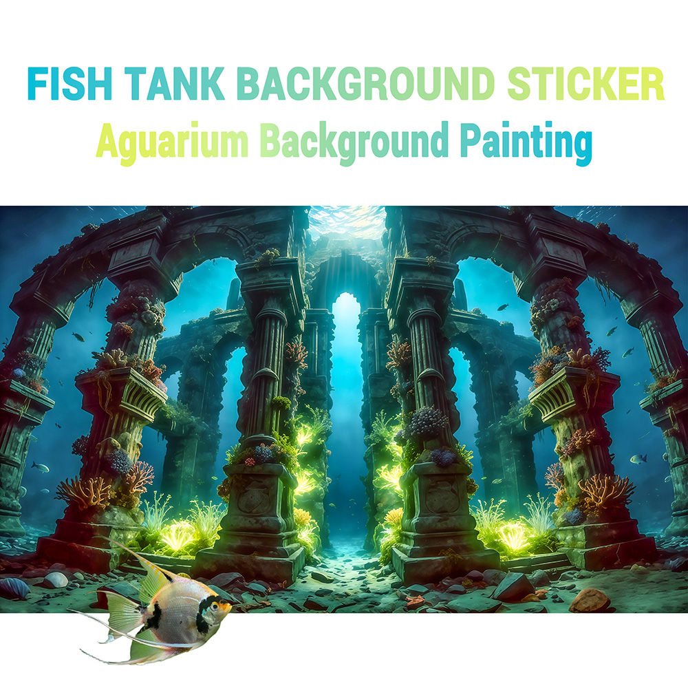 Deep-sea relics，Fish tank back - مراجعة Aquarium Fish Poster وسعره