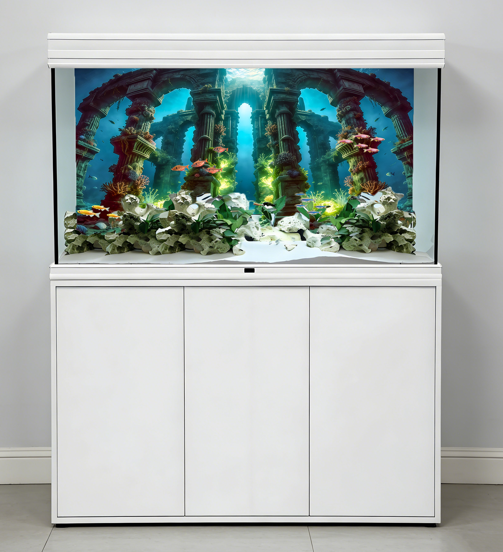Deep-sea relics，Fish tank back - مراجعة Aquarium Fish Poster وسعره