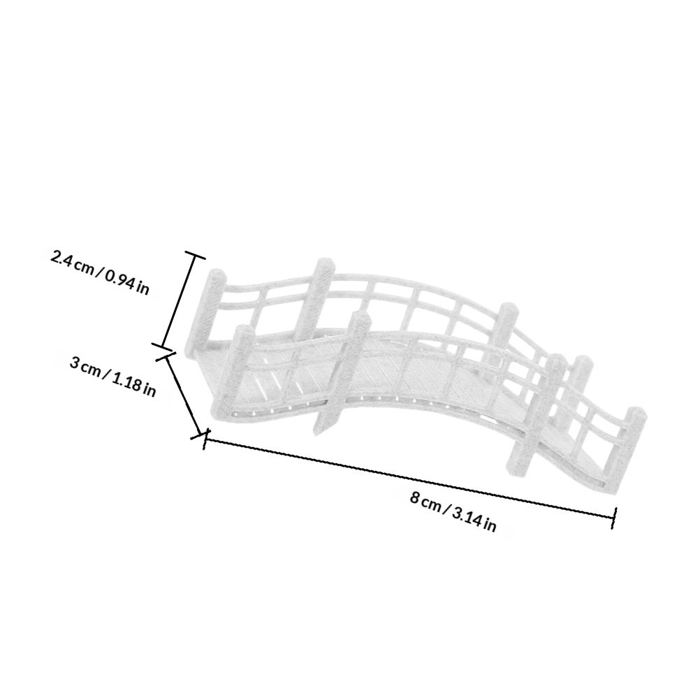 Miniature Arch Bridge Vintage  - مراجعة Aquarium Fish Bridge وسعره