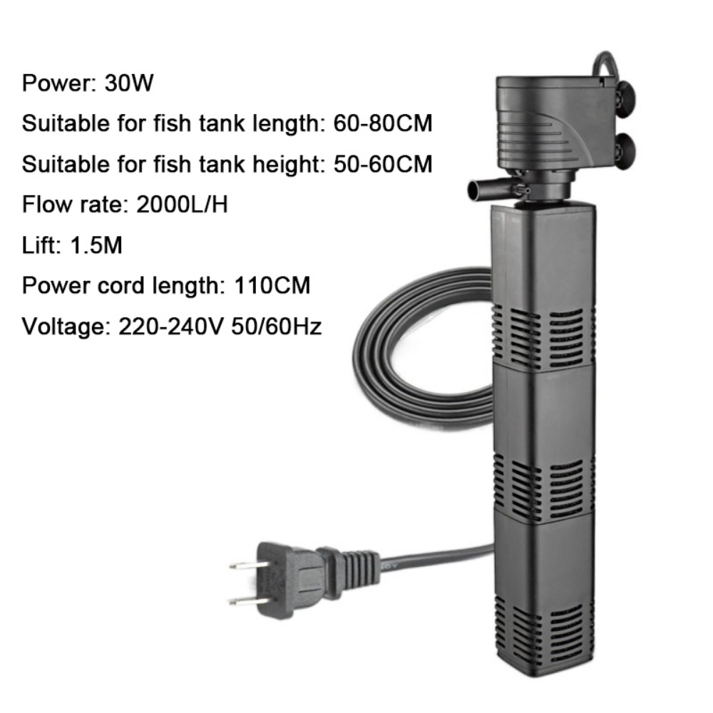 Plastic 3 in 1 Fish Tank Filte - مراجعة Aquarium Fish Real وسعره