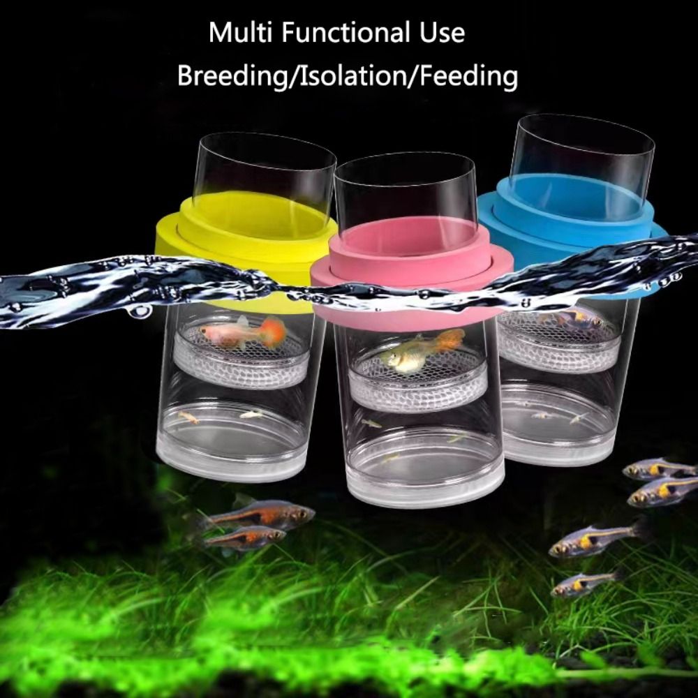 Plastic Floating Fish Breeding - مراجعة Aquarium Fish Feeder وسعره