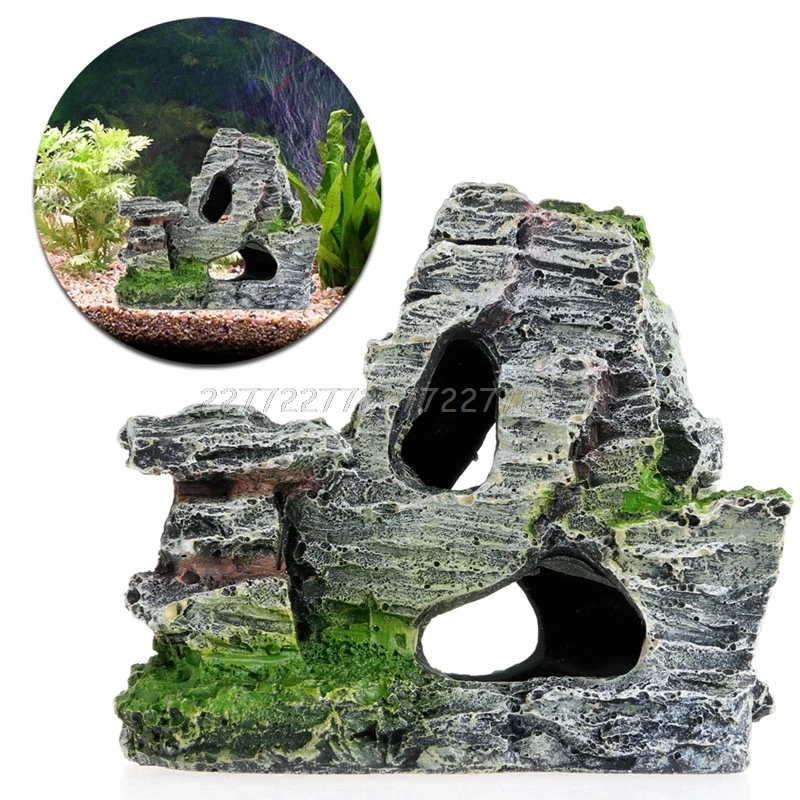 Mountain View Rockery Aquarium - مراجعة Aquarium Fish Bridge وسعره
