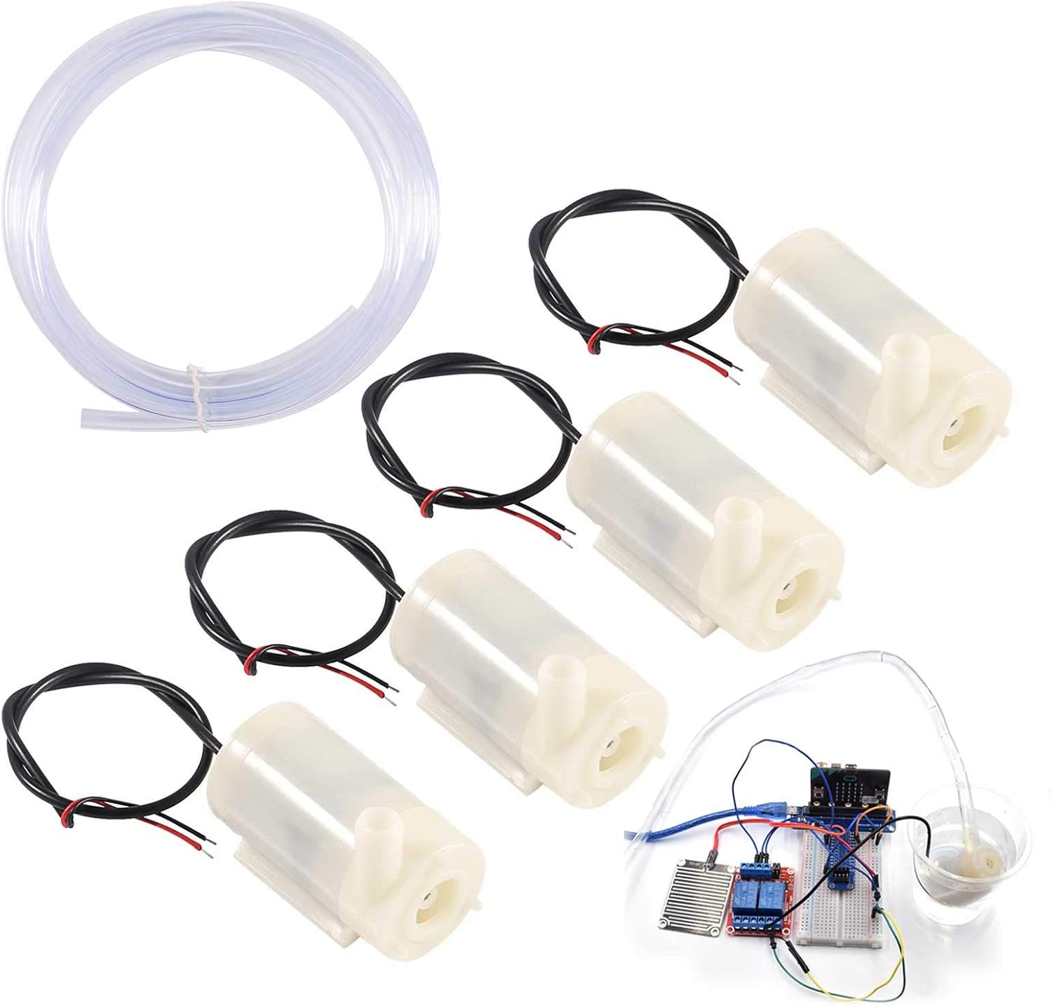 4PCS DC 3V 5V Micro Submersibl - مراجعة Aquarium Fish Delivery وسعره