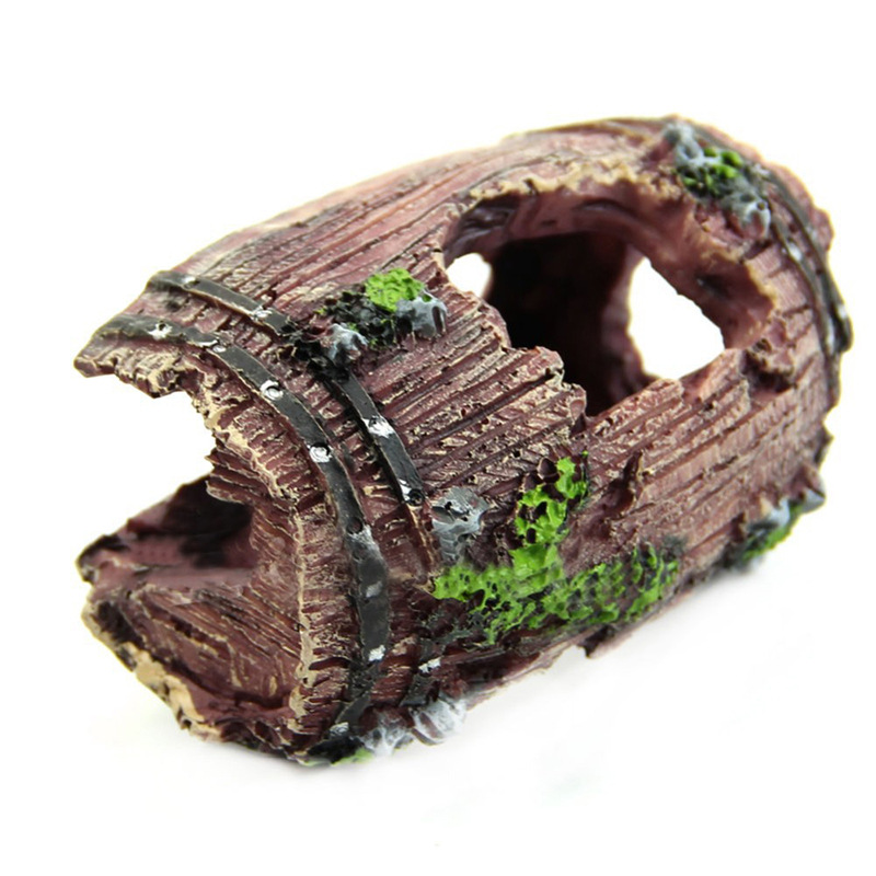 Aquarium Artificial Barrel Cav - مراجعة Aquarium Fish Hiding Places وسعره