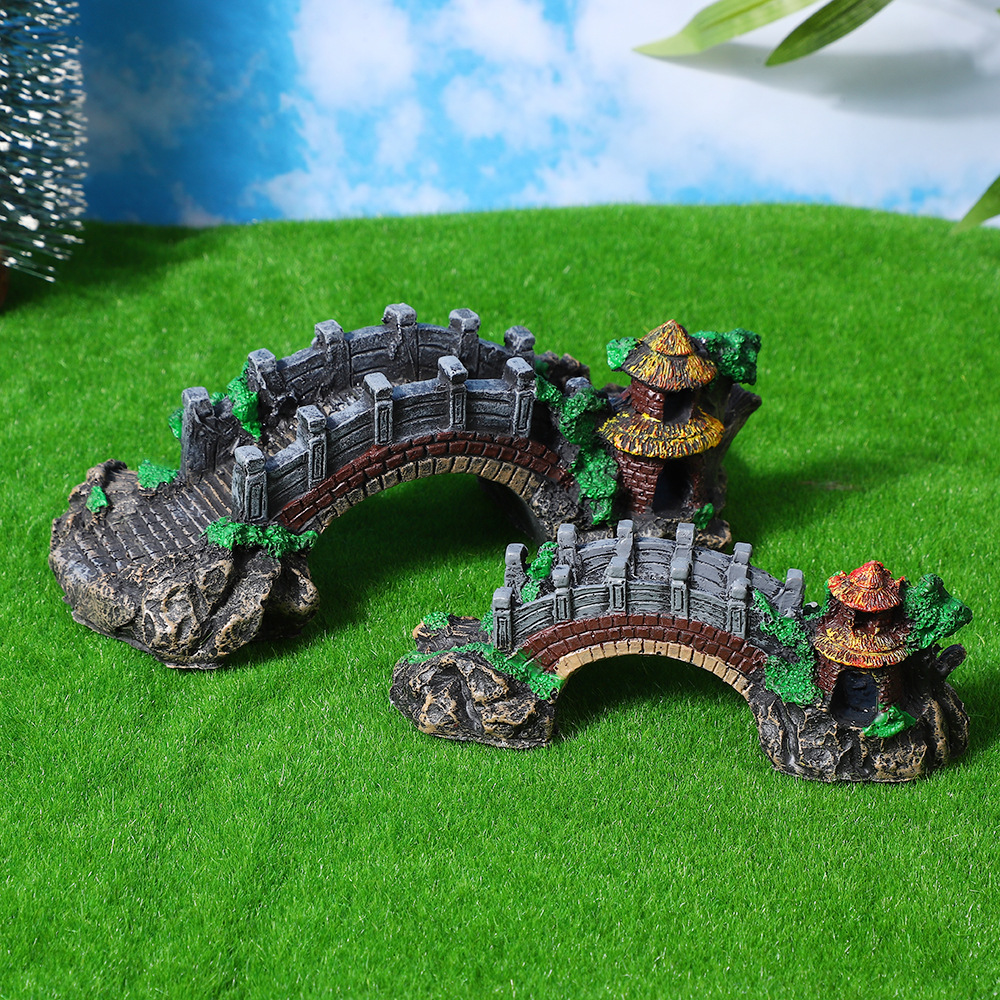 Resin Fish Tank Decoration Chi - مراجعة Aquarium Fish Bridge وسعره