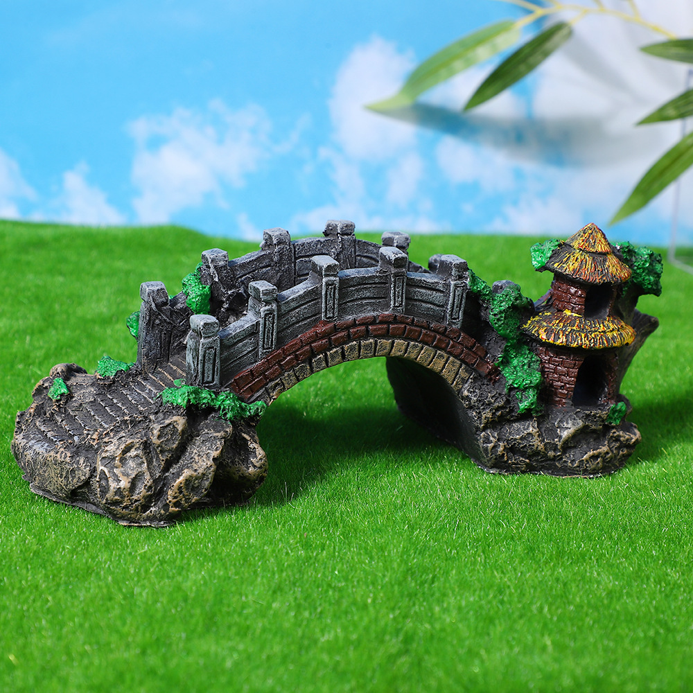 Resin Fish Tank Decoration Chi - مراجعة Aquarium Fish Bridge وسعره