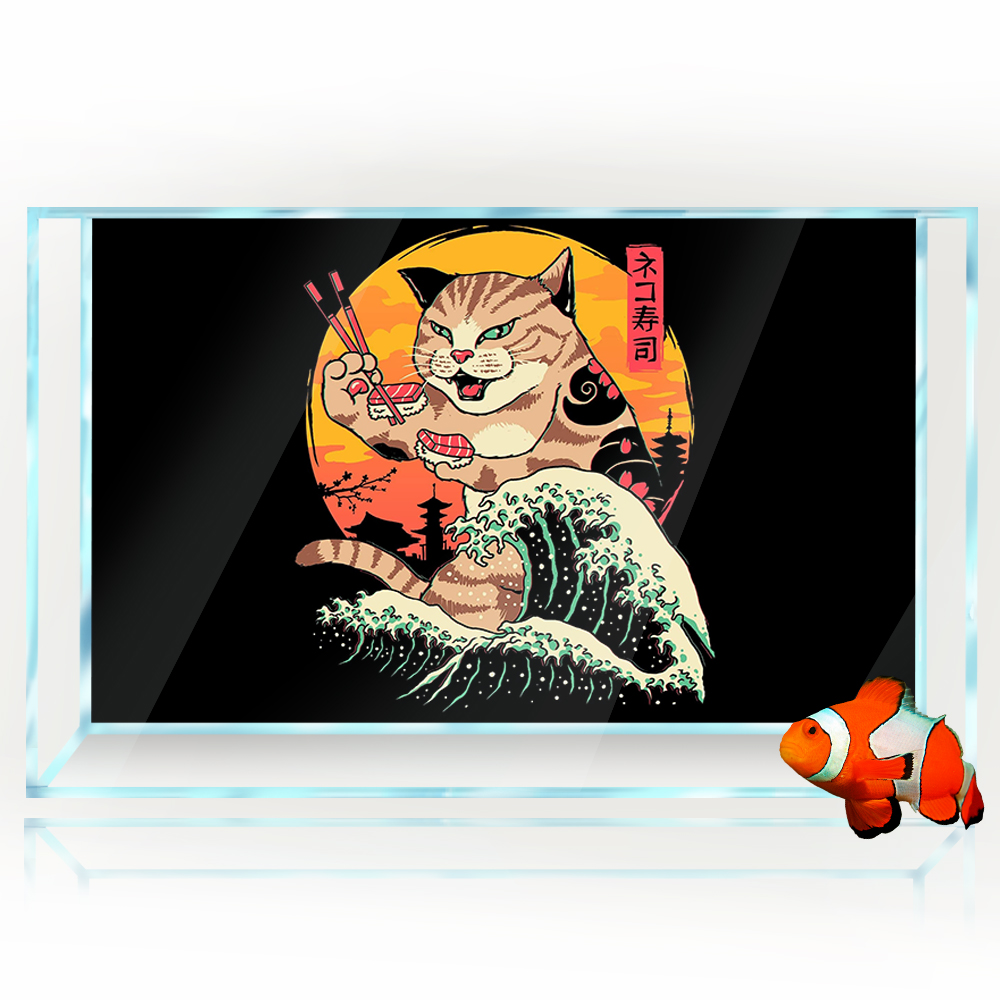 Aquarium Background Sticker -  - مراجعة Aquarium Fish Japan وسعره