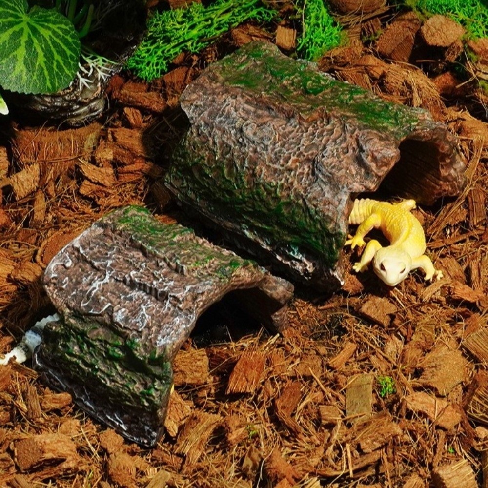 Simulation Reptile Hideout Hol - مراجعة Aquarium Fish Hiding Places وسعره