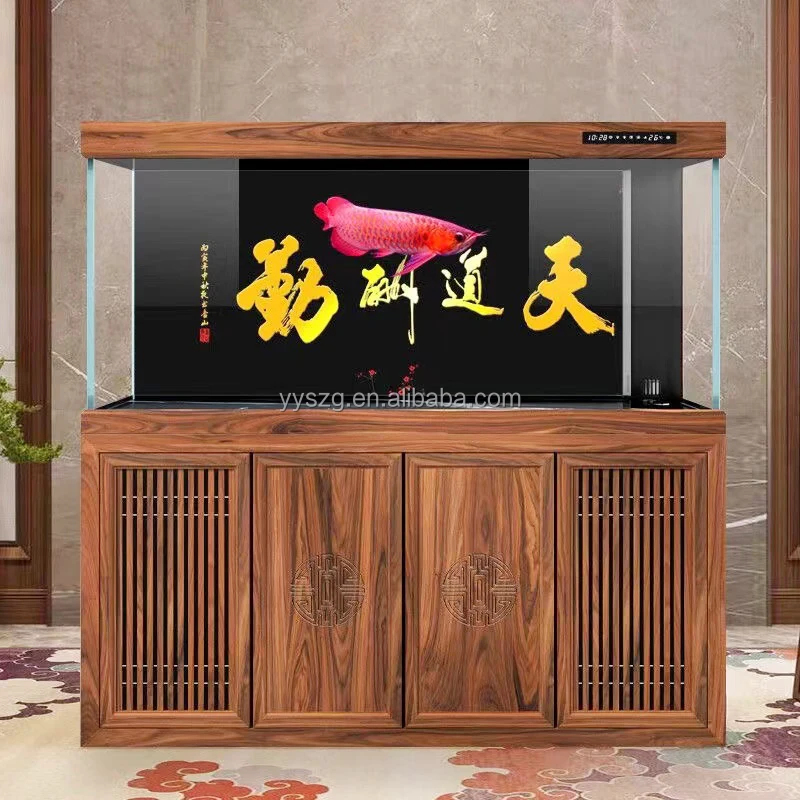 custom.Commercial Luxury Glass - مراجعة Live Fish Aquarium وسعره