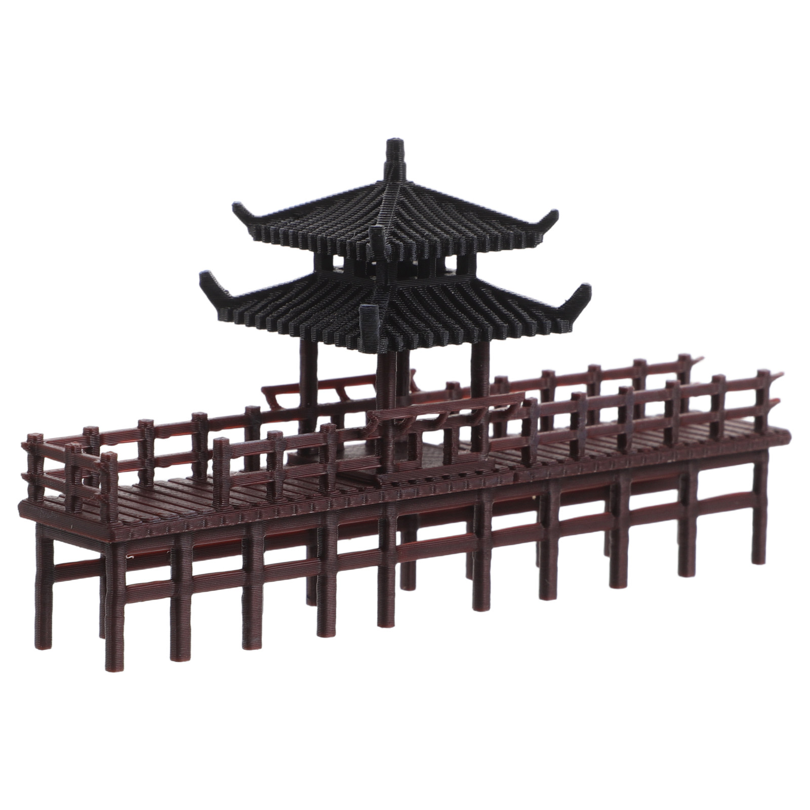 Mini Chinese Pavilion Bridge D - مراجعة Aquarium Fish Bridge وسعره
