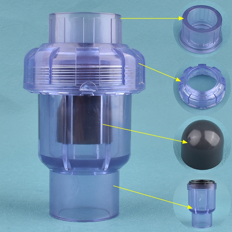 20~50mm UPVC Hemisphere Check  - مراجعة Aquarium Fish Delivery وسعره
