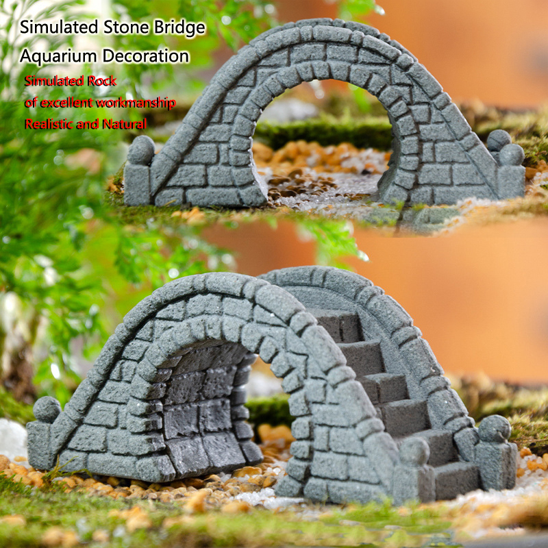 Resin Small Bridge Aquarium Or - مراجعة Aquarium Fish Bridge وسعره