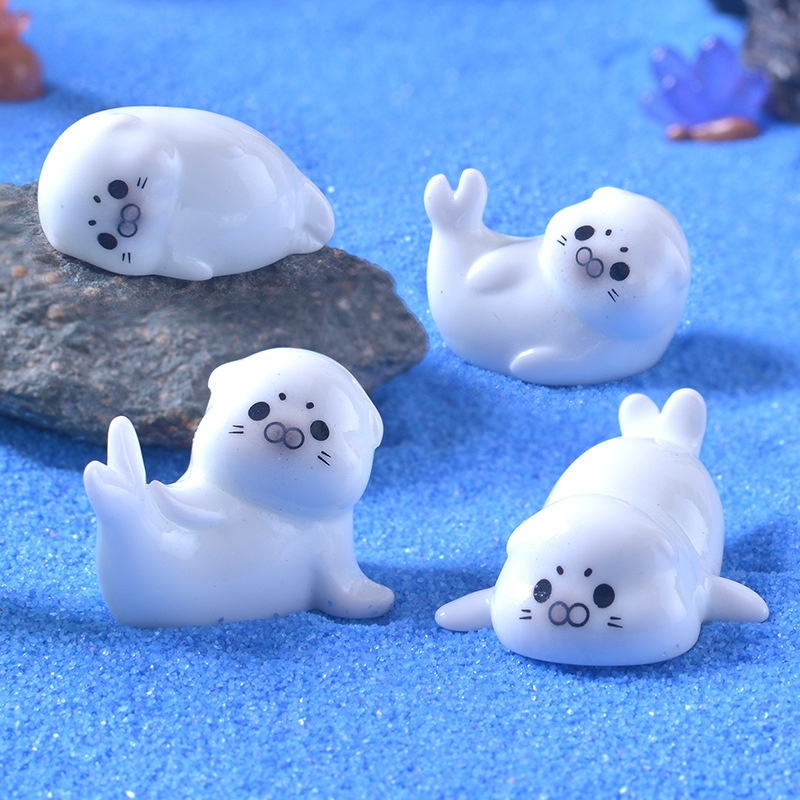 Mini Sea Lion Figurines for Mi - مراجعة Aquarium Fish Real وسعره