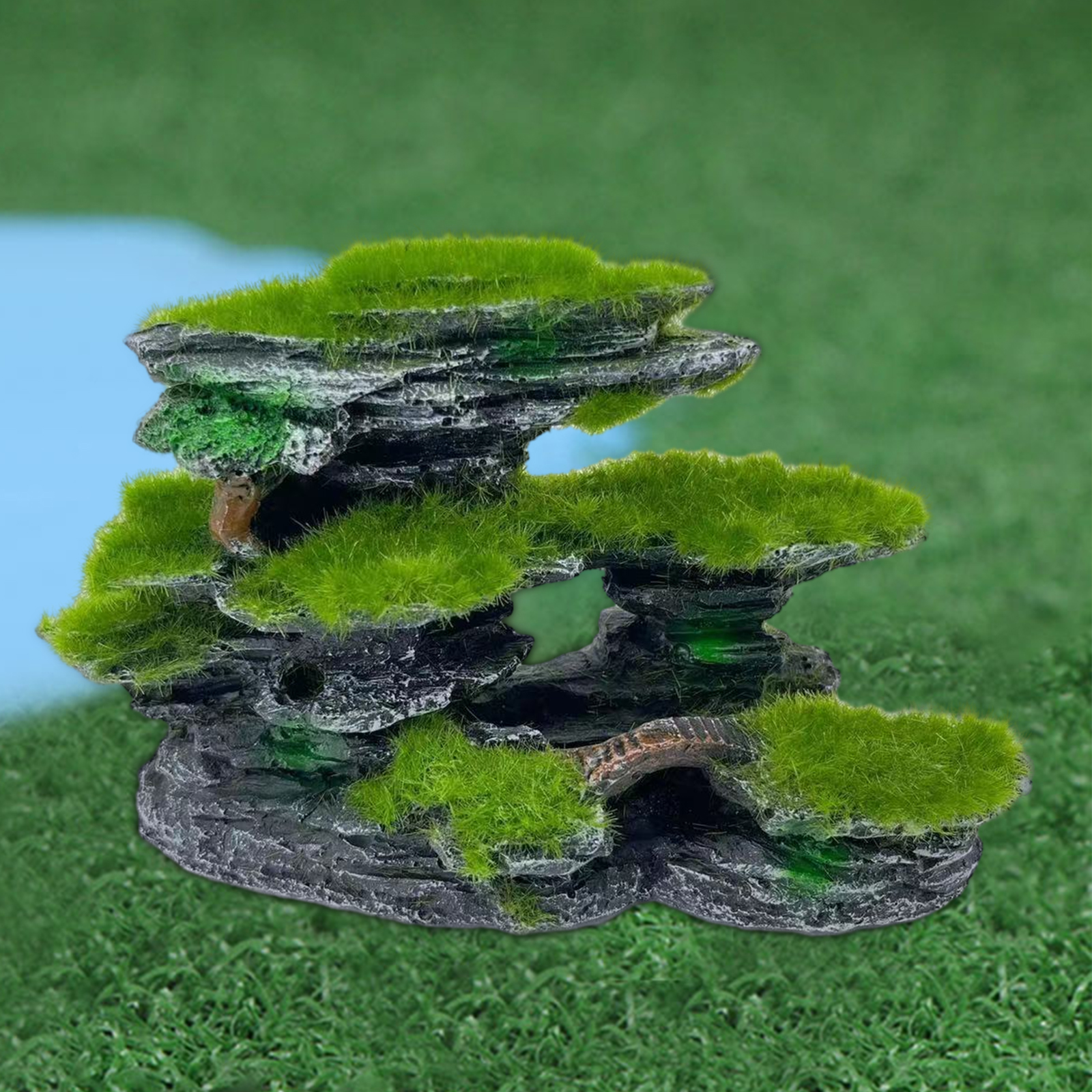 Fish Tank Decoration Rock Cave - مراجعة Aquarium Fish Bridge وسعره